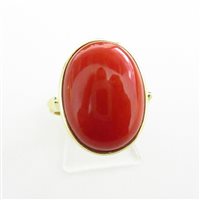 Anillo Damiata Gioielli Mujer in Oro amarillo Corallo 3200/102/4-D199 - 3200/102/4-D199